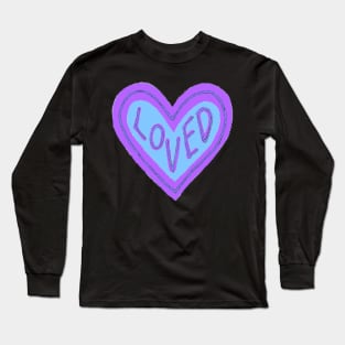 You Are Loved-Blue&Purple Long Sleeve T-Shirt